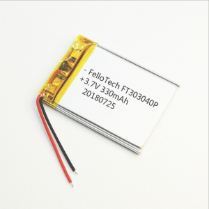 3.7v 330mah lipo baterías ft303040p con certificado ul