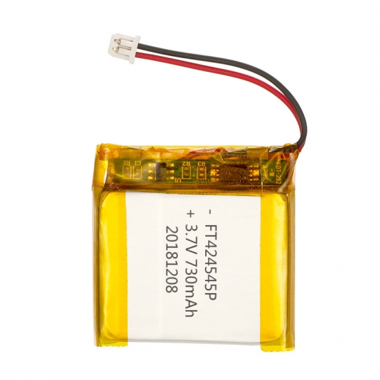 3.7v 730 mah batería de polímero de litio ft424545p