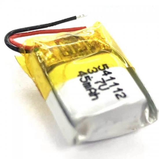 Batería de polímero de alta calidad 541112 3.7v 45 mah li-ion para productos digitales