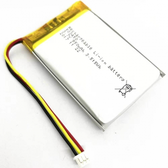 3.7v batería ultra delgada lipo 503450 3.7 v 950 mah batería de polímero de litio de litio li-po