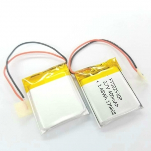 Auriculares con batería de polímero de litio recargable ft502530p 3.7v 400 mah, mp3, productos digitales