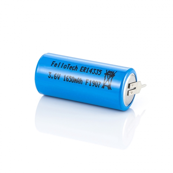 Er14335 3.6v 1650mah 2 / 3aa lisocl2 batería con certificado UL