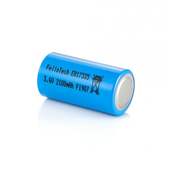 3.6v 2100mah 2 / 3a tamaño lisocl2 baterías er17335