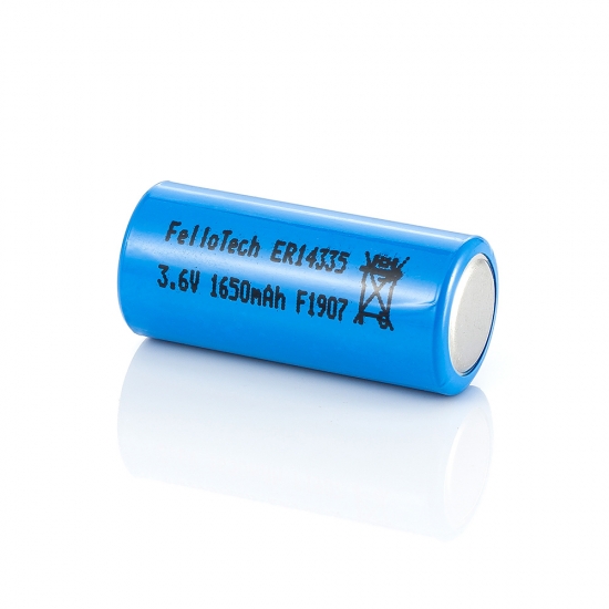 Er14335 3.6v 1650mah 2 / 3aa lisocl2 batería con certificado UL