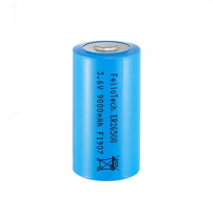 3.6v 9000mah c tamaño primario litio lisocl2 batería er26500