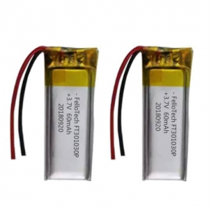 3.7v 60mah bluetooth auricular lipo baterías ft301030p