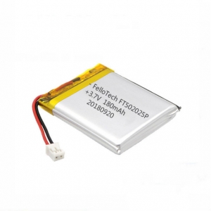 180 mah batería de litio recargable personalizable para dispositivo electrónico batería lipo recargable precio de fábrica