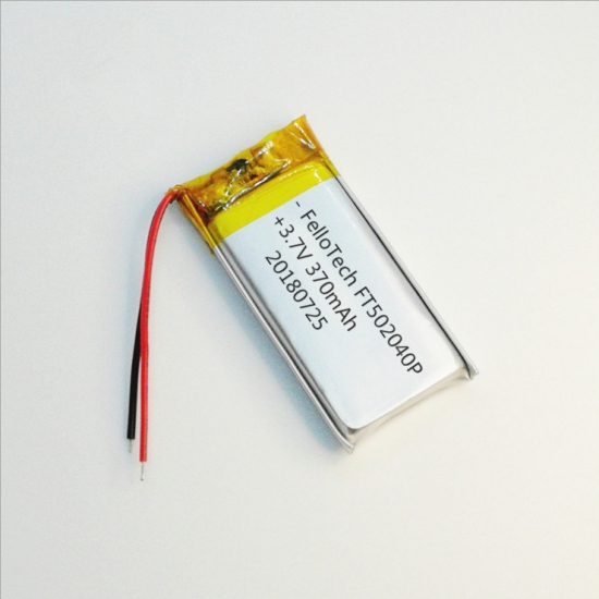 Batería de reproductor de bluetooth de polímero de litio de 3.7v ft502040p
