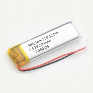 3.7v 200mah ft501245p batería de polímero de litio