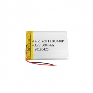 Batería de polímero de litio 500mah 3.7v ft303448p con certificado ul