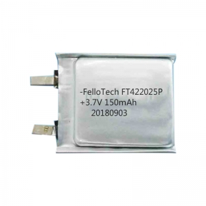 3.7v 150mah bluetooth auricular lipo baterías ft422025p