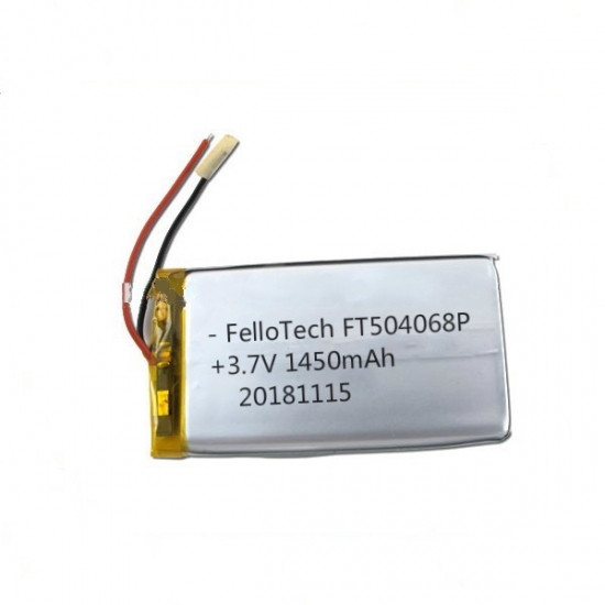 3.7v 1450mah baterías de li-polímero ft504068p