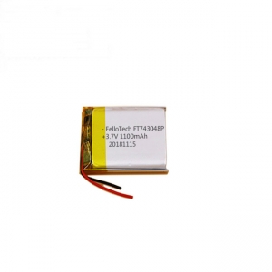 3.7v 1100mah ft743048p batería de polímero de litio