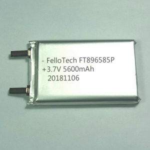 3.7v 5600mah baterías de polímero de litio ft896585p