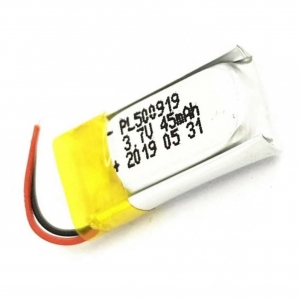 3.7v 45mah pequeña lipo batería ft500919p para auriculares