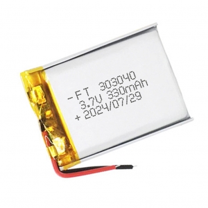 3.7v 330mah lipo baterías ft303040p con certificado ul