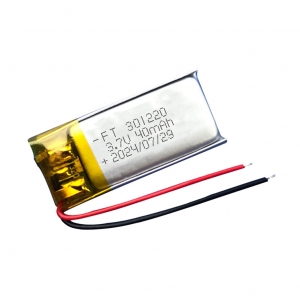 3.7v 40mah bluetooth auricular lipo baterías ft301220p