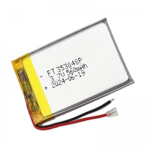 3.7v 1080mah baterías de polímero de litio ft353048p