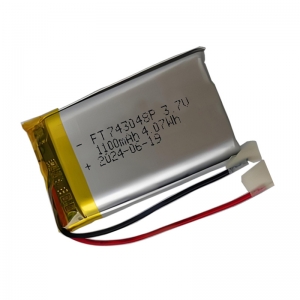 3.7v 1100mah ft743048p batería de polímero de litio