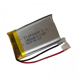 3.7v 1400mah baterías de polímero de litio ft953048p
