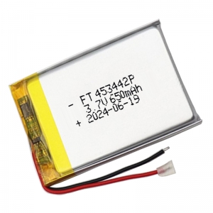 3.7v 650 mah lipol baterías ft453442p para luz led