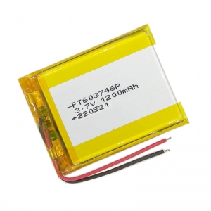 Batería recargable de polímero de litio ft603746p 1200mah 3.7 v para juguetes de plástico